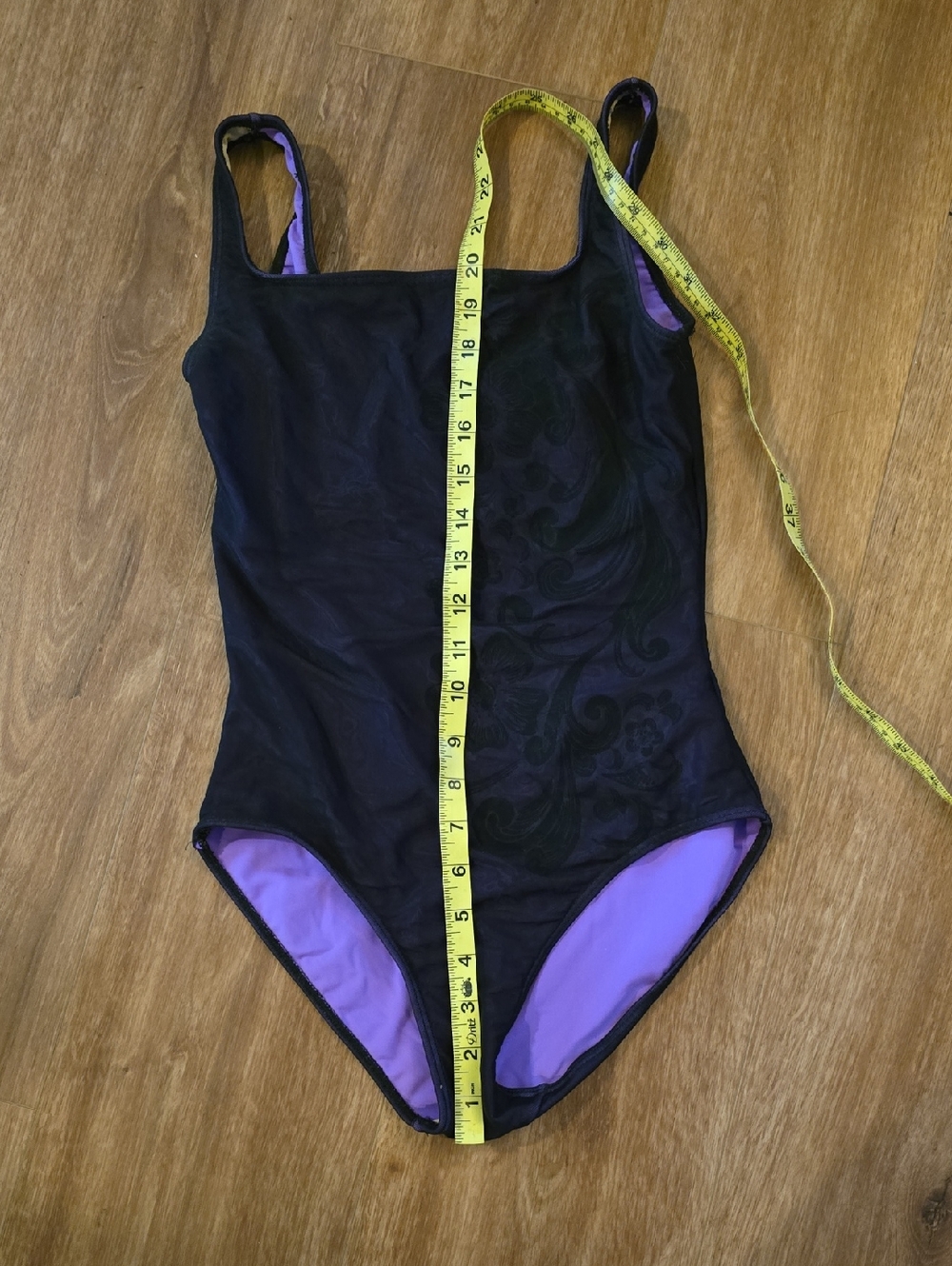 Ballet Rosa Layered Floral Print Leotard Adult Medium - Picture 8 of 8